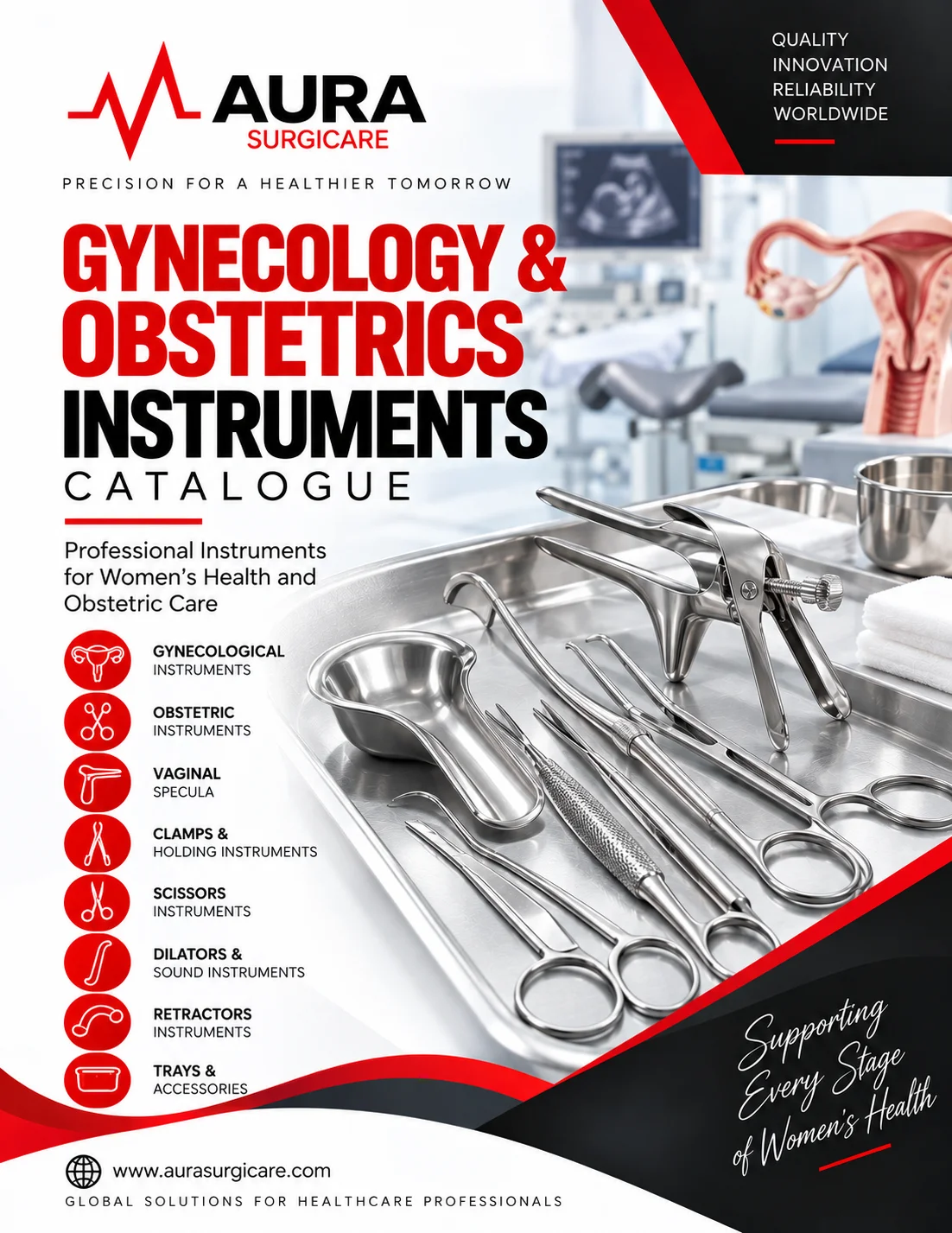 Gynecology & Obstetrics Instruments Catalogue